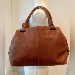 Furla Leather Top Handle Handbag, Brown